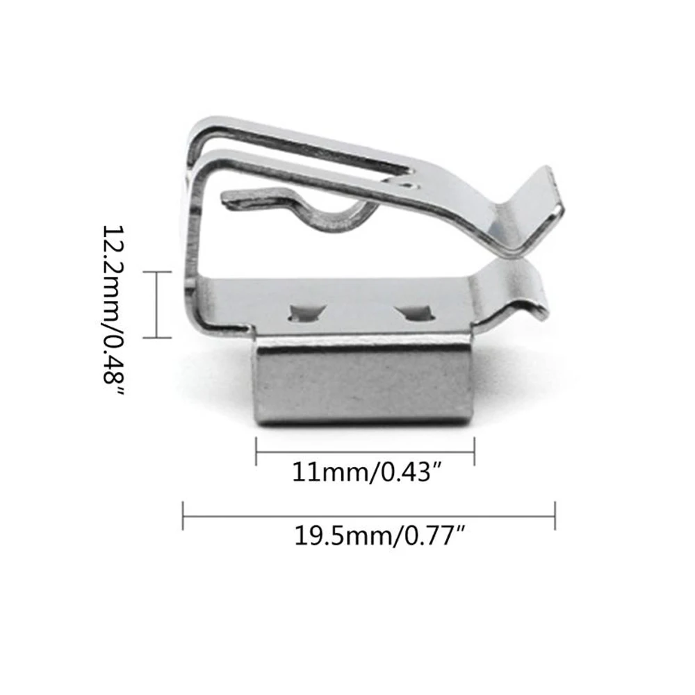 Solar Panel Cable Clips Kit PV Stainless Steel Wire Mounting Clamp for Wire Management