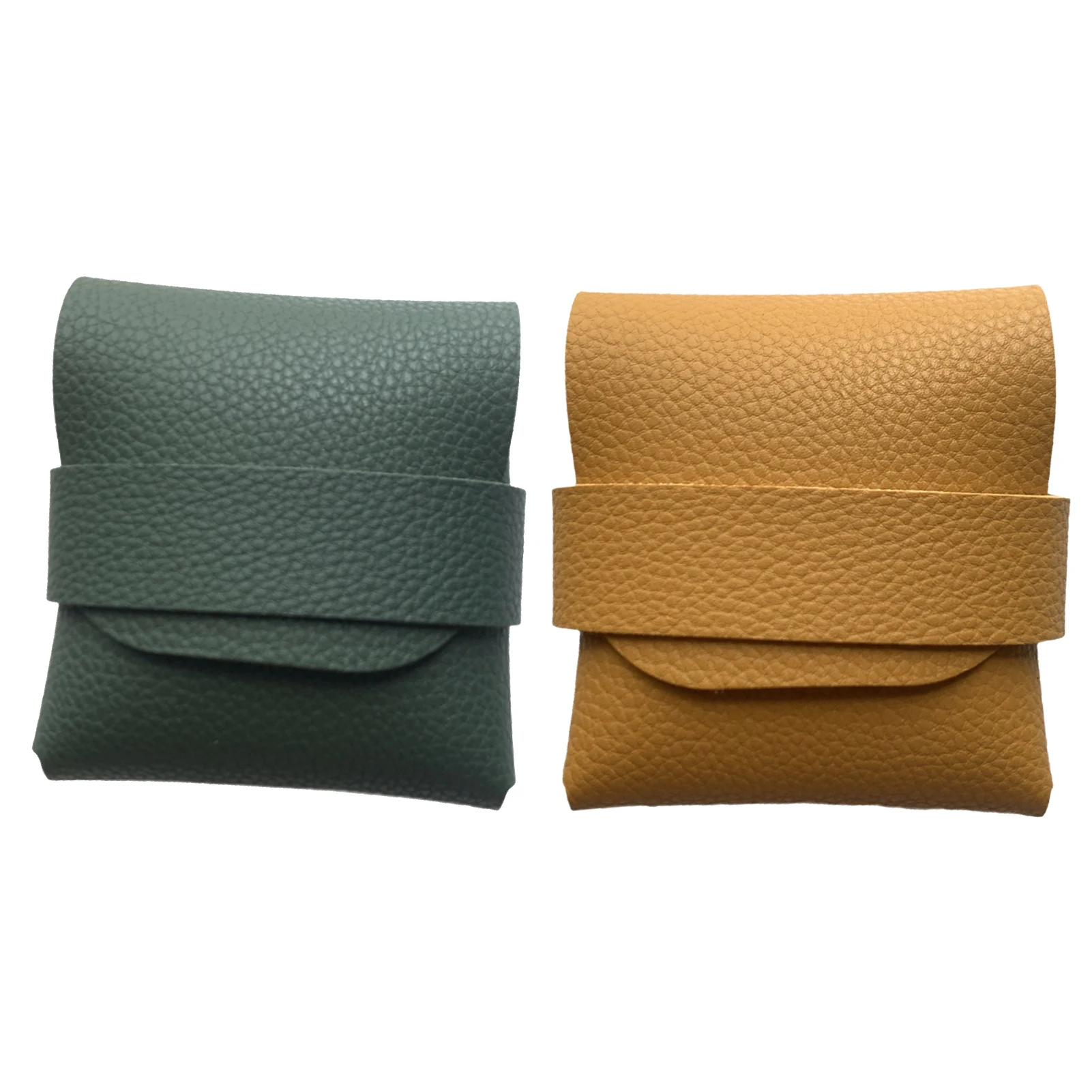 PU Leather Condom Box Compact Elegant Travel Condom Small Purse Secure Condom Carrying Case Discreet Design Protects 3-4 Condoms