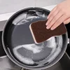 5/30PCS Sandy Fiber Seaweed Sponges Double-Sided Strong Water Absorption Cleaning Wipe Kitchen Dishwashing Pot Rust Stain Brush 3