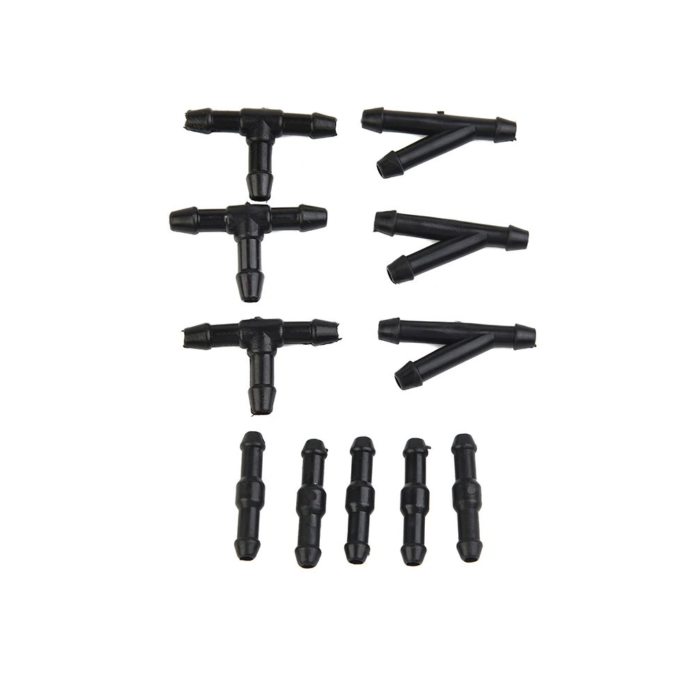 2m Car Windshield Wipers Washer Hose Automotive Car Wiper Blade Pipe Windshield Jet Spray Wiper Nozzle Water Hose Fluid Tube Kit - 6
