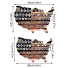 Wood America US Flag Challenge Coin Display U.S.Coins Stand Holds Challenge Coin Display Wooden  Collectible Coins 6