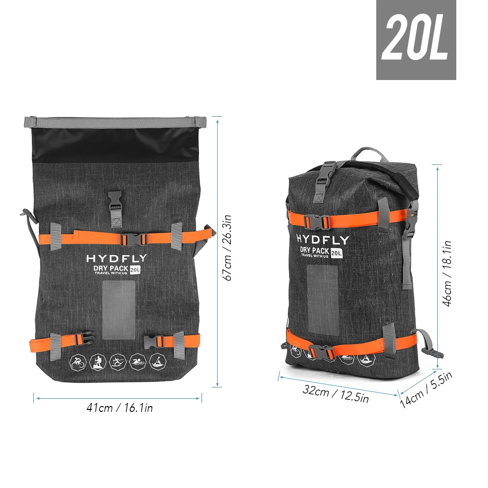 Waterproof Roll-Top Dry Bag 6