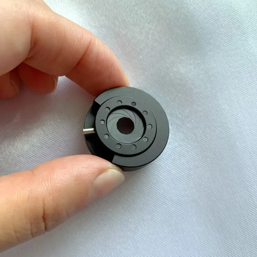 Optical Iris Diaphragm Module Adjustable Manual Aperture M4 Bracket 1-12mm Optional for Microscope Camera Laser optical iris aperture diaphragm