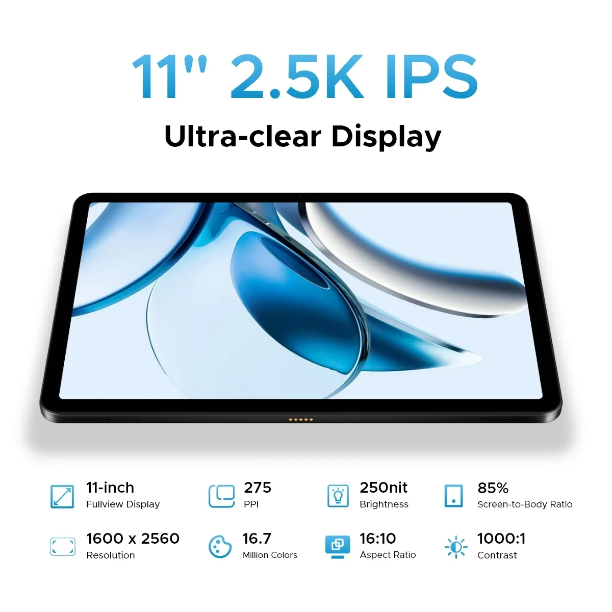 Global Version DOOGEE T40 2 in 1 Tablet Laptop 11" IPS 2.5K 8GB 512GB Helio G99 6nm 8580mAh Quad Speaker Face Unlock Android 14 3