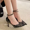 sexy Ladies Sandals Wth Heel 2024 New In Fashion Luxury Footwear Slides High Heels Casual Outside Female Shoes Women Pumps 1