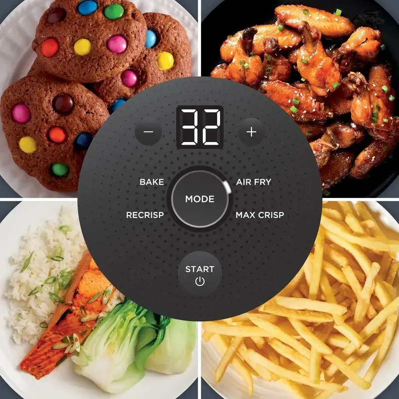 Ninja Crispi 4-in-1 Portable Glass Air Fryer Cooking System, 4 QT& 6 Cup Glass Containers with Storage Lids,Easy Meals,Microwave 4