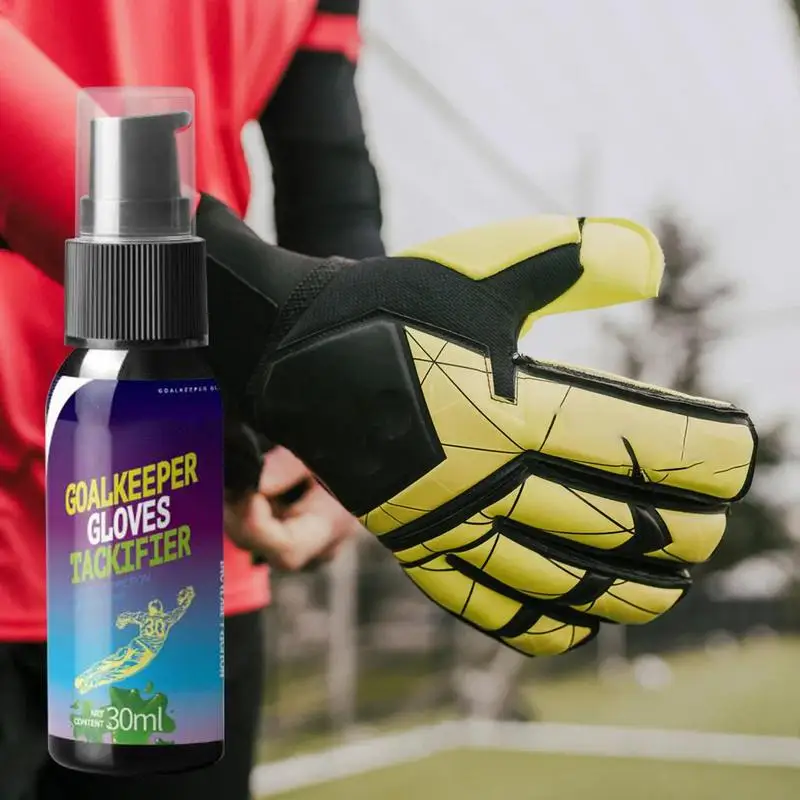 Grip Boost Spray Anti-dérapant 30ml Gants de gardien de but Tackifier  Football Goalkeeper Grip Glove Glue pour Enhanced Sticky