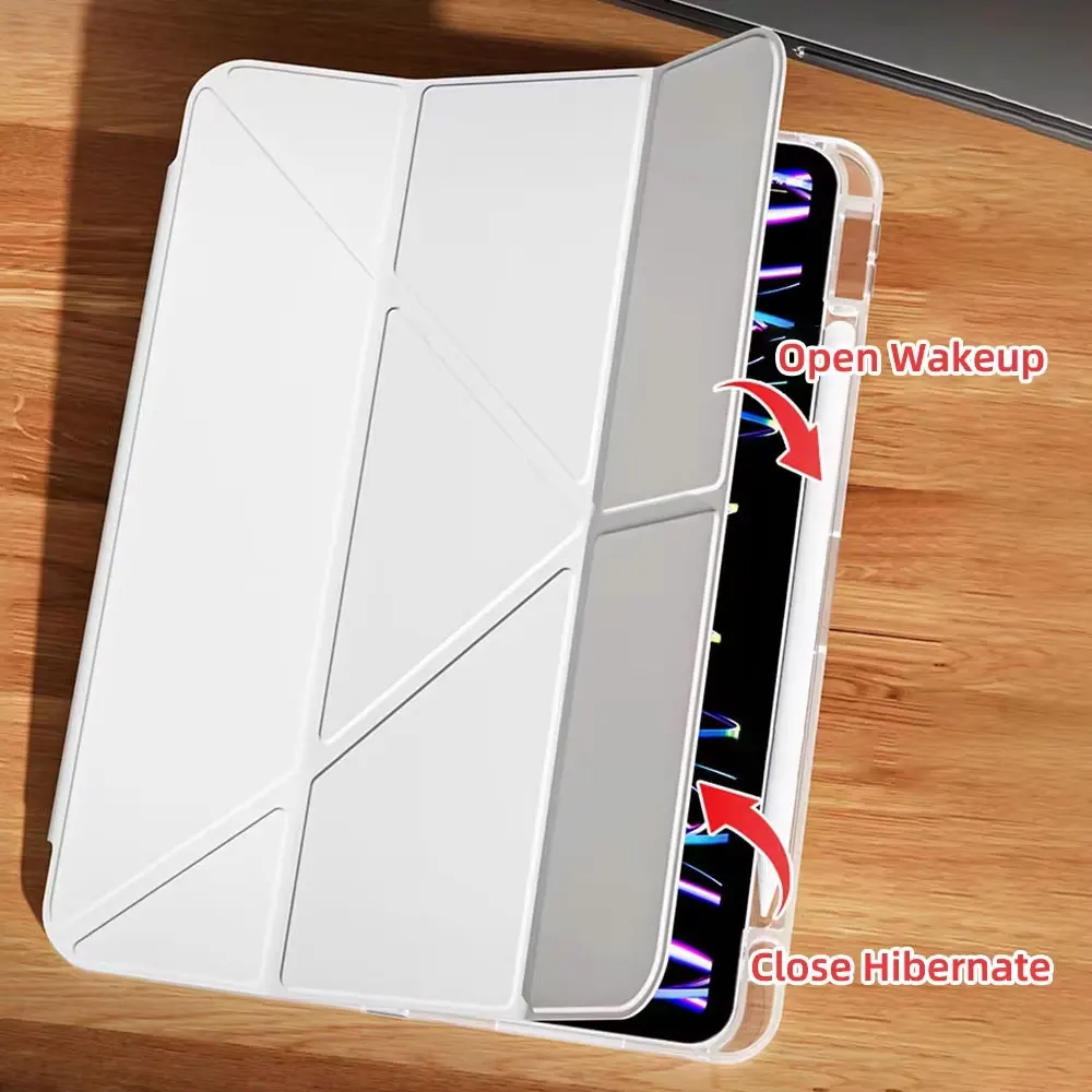 Sleek Transparent Tablet Protective Cover