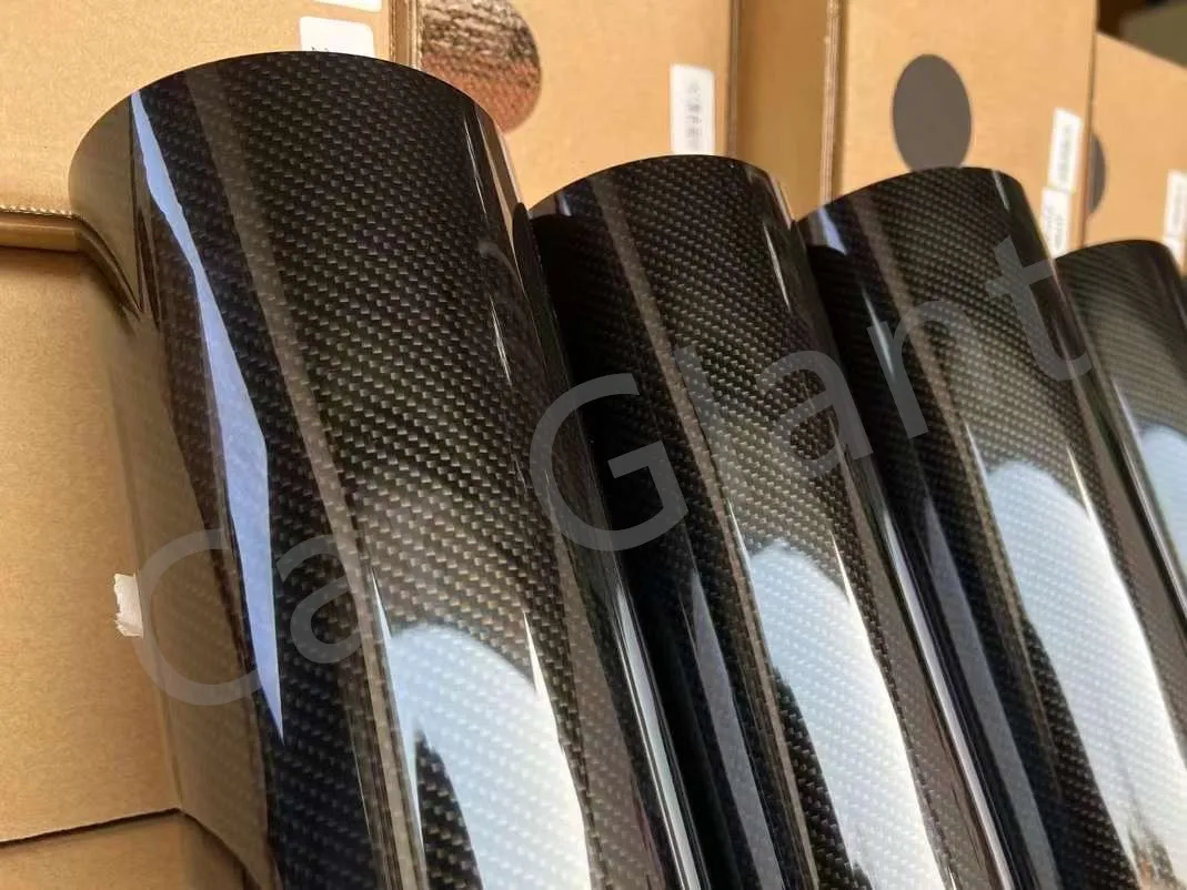 PVC TPU 탄소 섬유 스트라이프 스티커 바디 컬러 페인트 보호, 탄소 섬유 필름, 블랙 비닐 접착, 자동차 비닐 랩