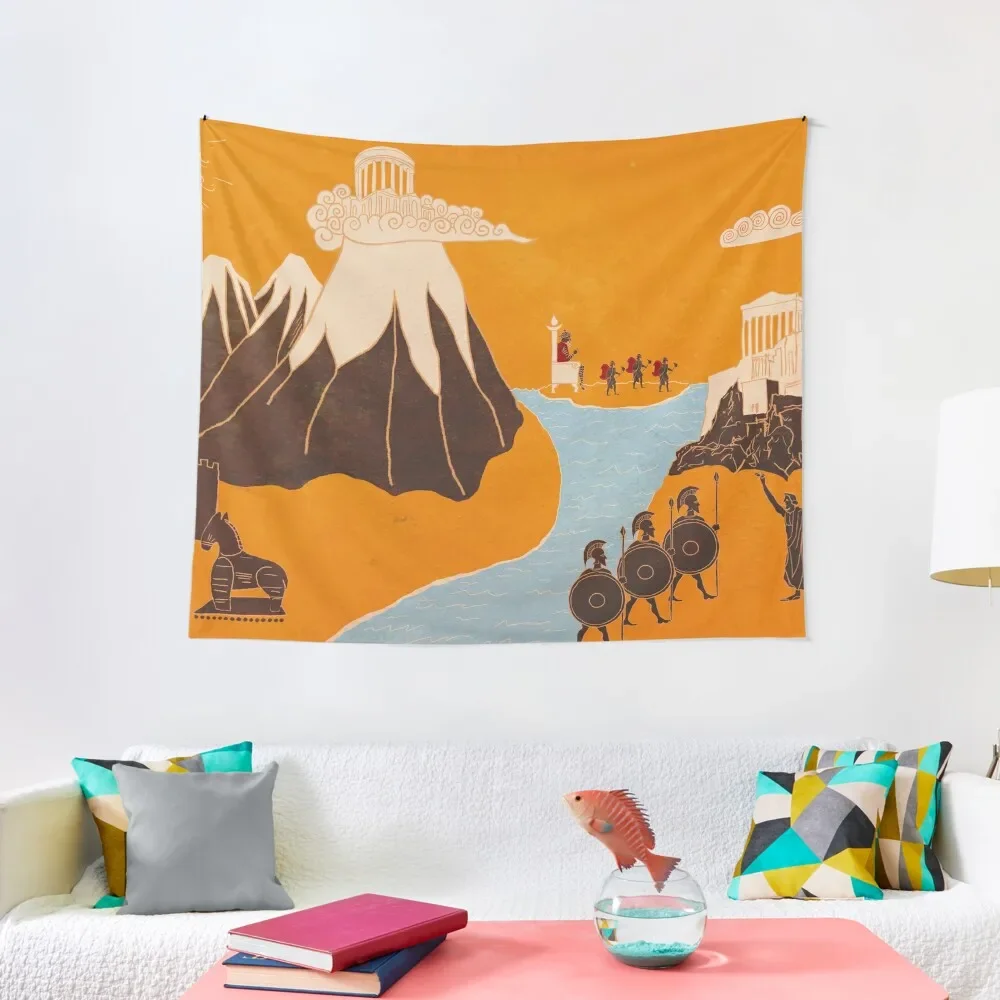 

Ancient Greece Tapestry Carpet Wall Anime Decor Kawaii Room Decor Tapestry