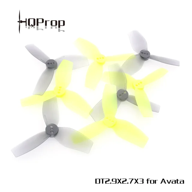 2CW 2CCW HQ HQProp DT2.9X2.7X3 3-blade Propeller for DJI Avata FPV Racing Drone Poly Carbonate Carbonate 4