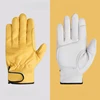Work Gloves Sheepskin Leather Workers Work Welding Safety Protection Garden Sports Motorcycle Driver Wear-resistant Bike Gloves 1