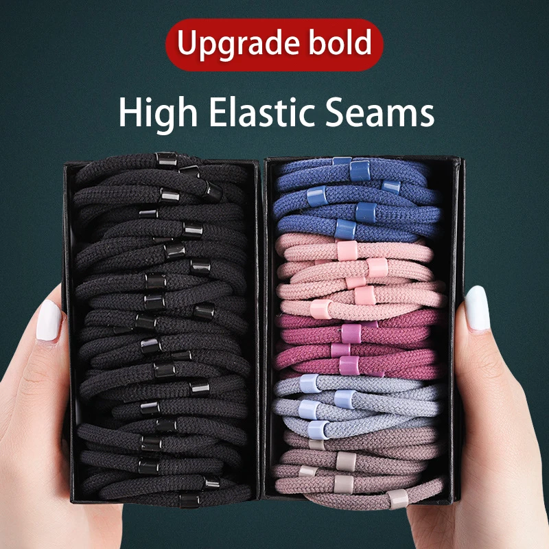 100 Pcs Candy Color Hair Bands for Girls