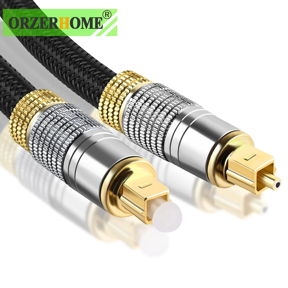 Orzerhome Toslink Cavo Audio Coassiale Audio Digitale Filo Ottico Fibra Toslink Soundbar 5.1 Cavo Spdif Per Home Theater Ps4 Xbox