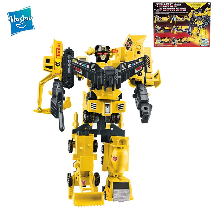 

Оригинальные фигурки Hasbro Трансформеры G1 autobot Tonkanator из ПВХ, фигурки героев аниме, модели игрушек