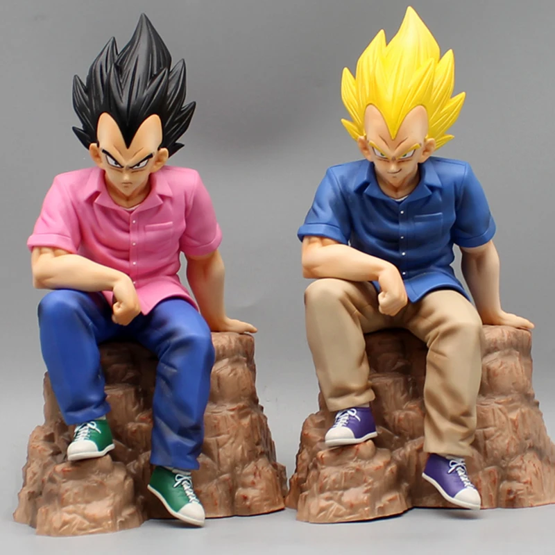 22CM Anime Dragon Ball Fashion Dress Vegeta Casual Posture DBZ GK ...