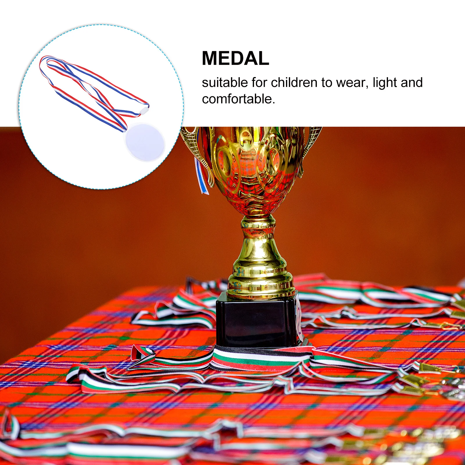10Pcs Medal Toy Children Award Medal diy Blank Medals Football Decor Home Desktop Kid Sports Encouragement Contest Reward award medals