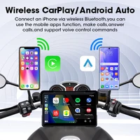Vtopek 5"/7" inch Motorcycle DVR GPS Navigation Multimedia Player Wireless CarPlay Android Auto IPX7 Waterproof Screen Recorder - Image 2