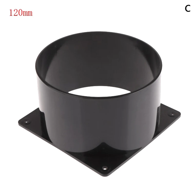 Connettore Flangiato Da Parete In ABS Per Tubo Di Ventilazione – Misure 75, 100, 120 Mm – Per Sistemi Di Riscaldamento E Raffreddamento Interni