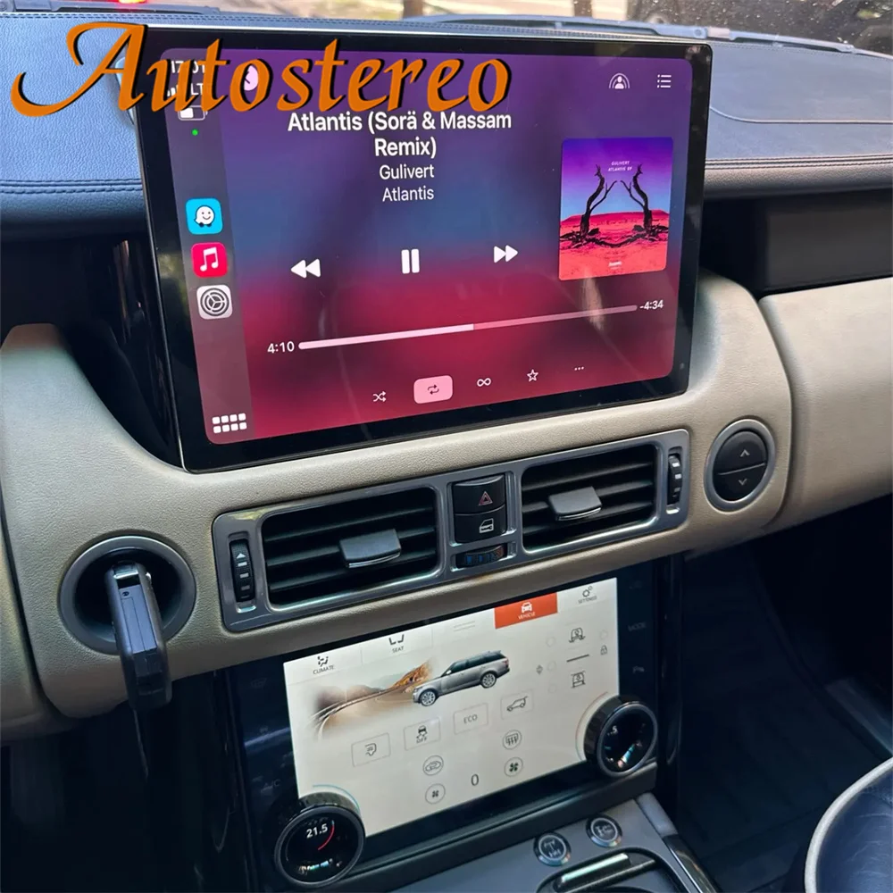

13.3 Inch UP Screen Android For Land Rover Range Rover V8 L322 2002-2012 Car GPS Navigation Head Unit Multimedia Player Carplay