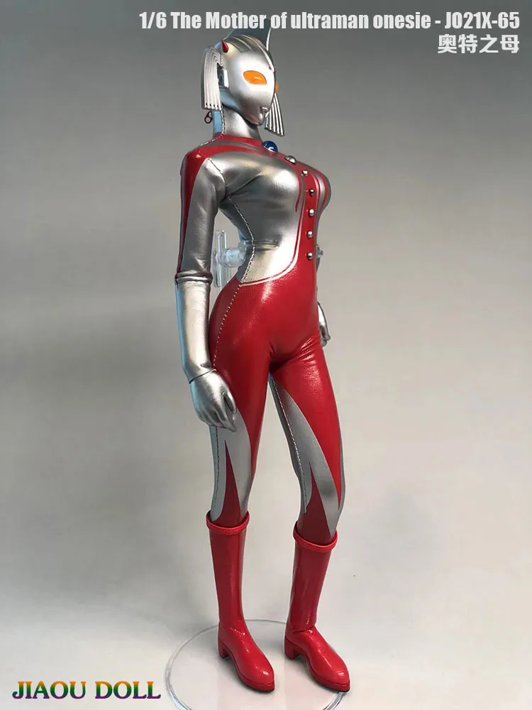 

1/6 Ott's Mother Ultramans Onesize Bodysuit Cosplay Female Soldier Clothes JO21X-65 Model fit 12" Figure Body Doll Toy