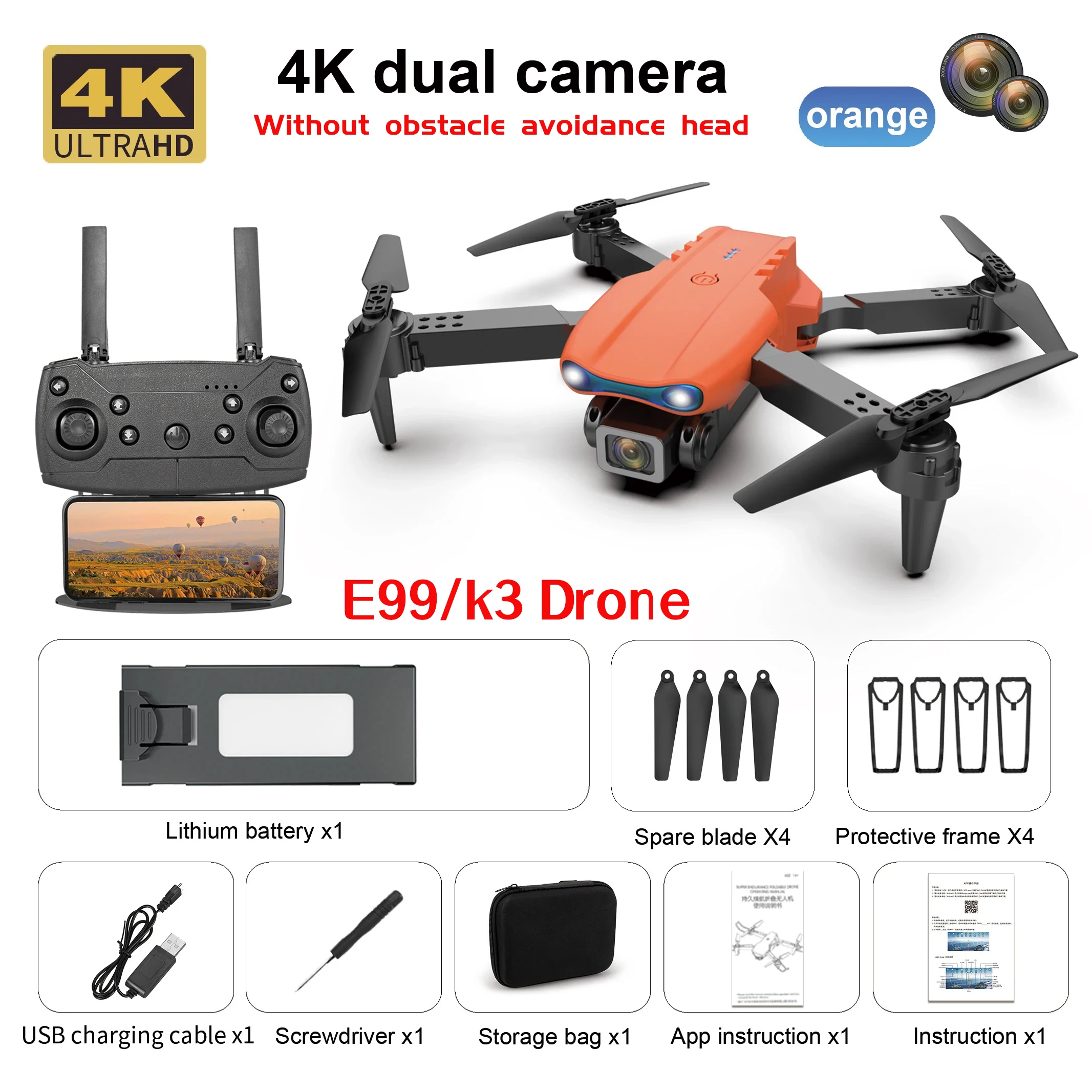 ตัวเลือกสินค้า E99 K3 Pro โดรน HD 8K กล้องคู่โหมดค้างสูงบังคับวิทยุพับเก็บได้ WiFi FPV การถ่ายภาพทางอากาศ Quadcopter ของเล่นเฮลิคอปเตอร์