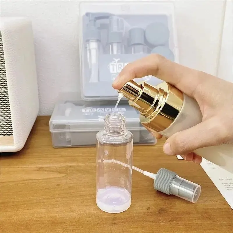 6 PCS Split Bottle Set Cosmetics Lotion Shampoo Bath Gel Toothpaste Travel Portable Waterproof Seal Travel Supplies