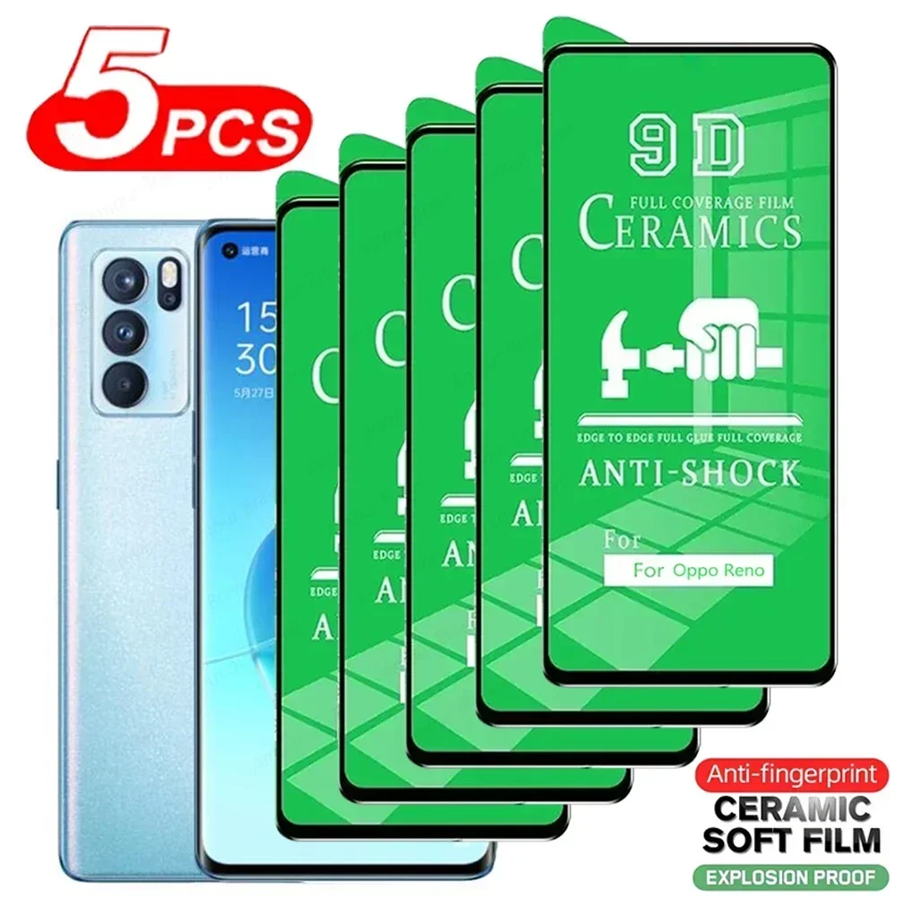

5 шт., HD керамическая пленка для Oppo Reno 6 8 Pro Plus 8T 7 5 9