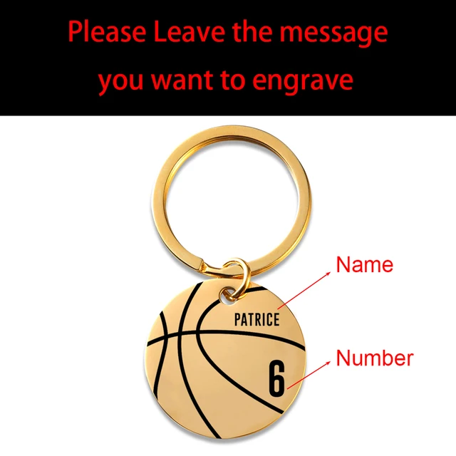 6 Portachiavi A Tema Basket - Regalo Per Appassionati, Bomboniere Feste Sportive - Foto 5