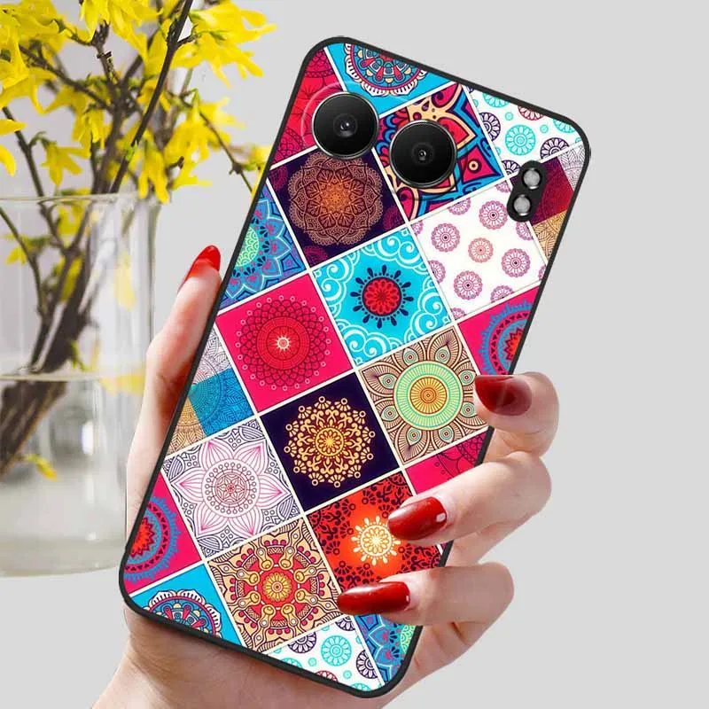 Elegant Black Marble TPU Soft Phone Cover - Fashionable Silicon Back Protector