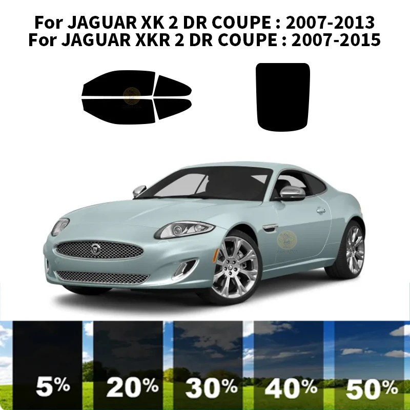 

Precut nanoceramics car UV Window Tint Kit Automotive Window Film For JAGUAR XK 2 DR COUPE 2007-2013