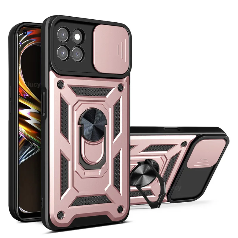 Shockproof Armor Case For OPPO Realme 8i 8Pro C21Y C25 C12 C11 Cover For OPPO A15 A16 A52 A53 A72 Camera Lens Protection Fundas cases for oppo cell phone Cases For OPPO