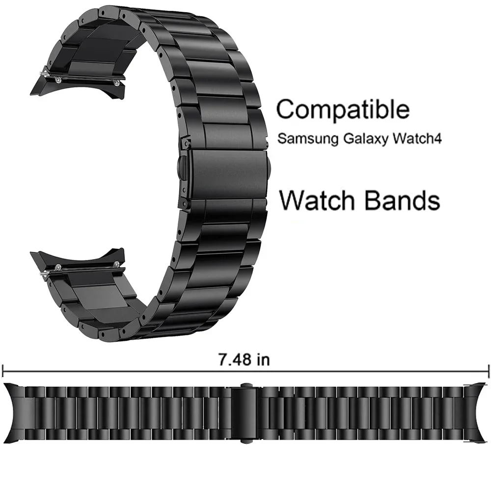 Sleek Stainless Steel Strap with Gapless Design