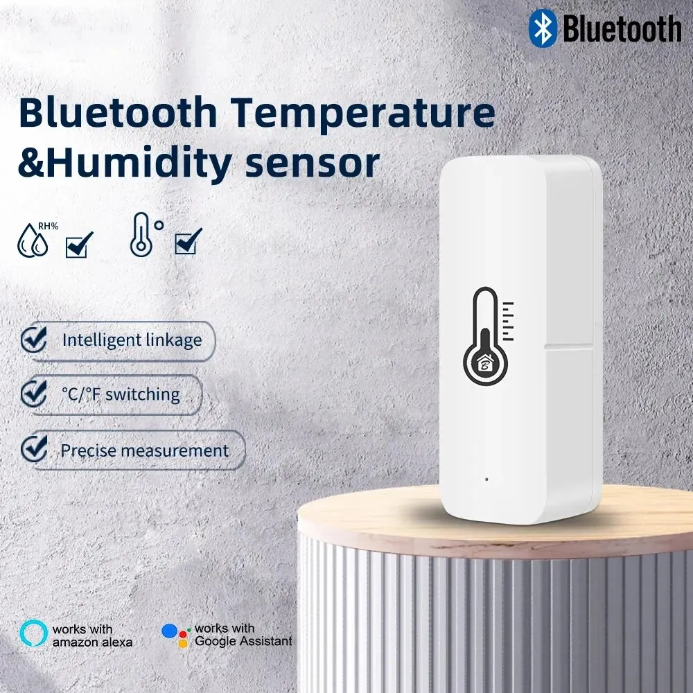 Smart WiFi sensor of temperature and humidity compatible with