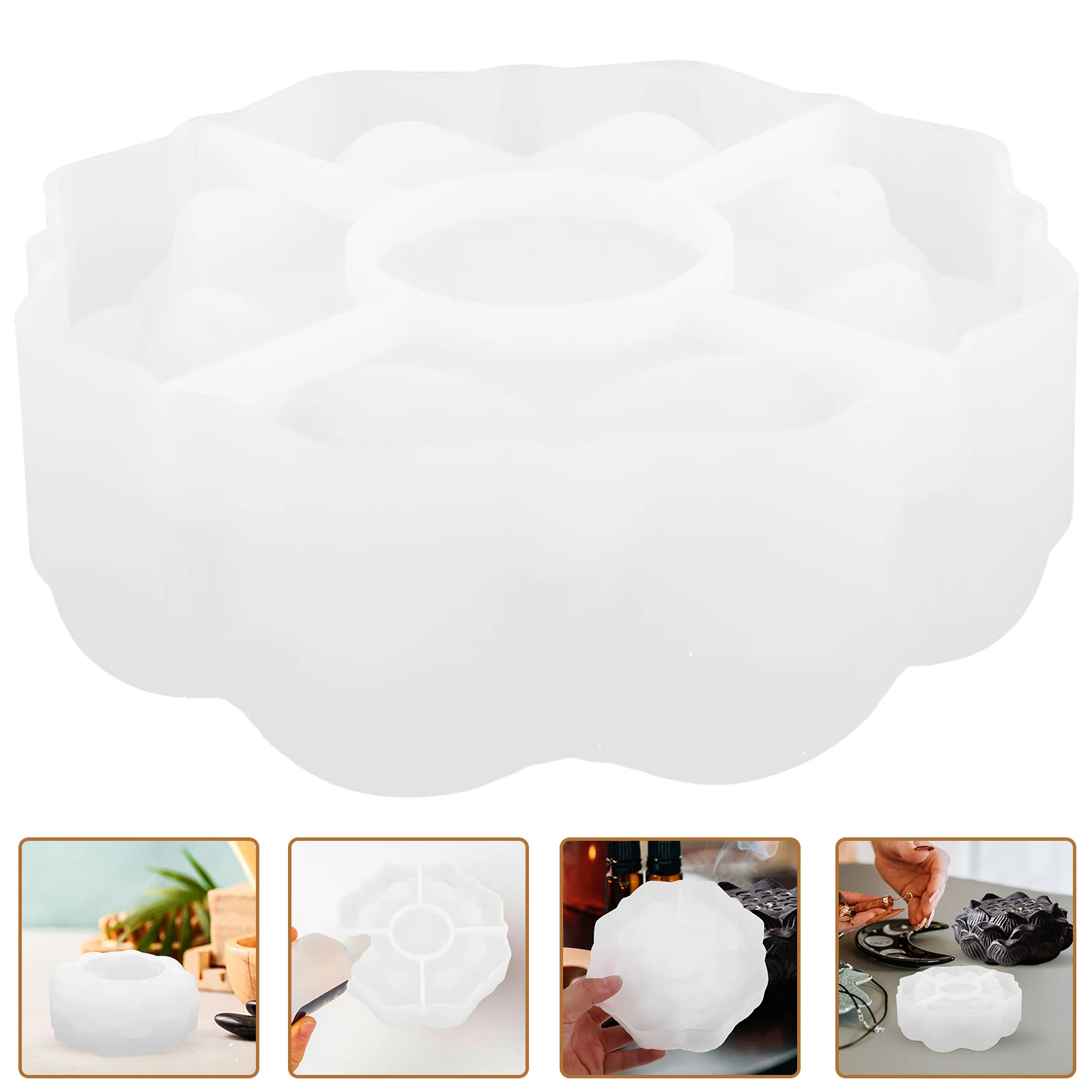 

Holder Silicone Molds Cumpleaños Para Lotus Seedpod Candlestick