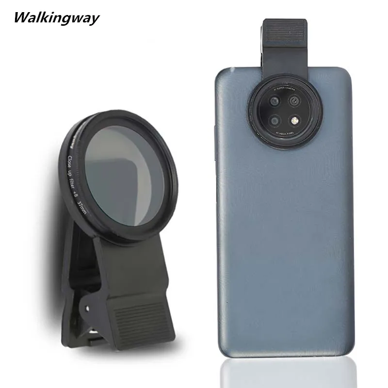 

37mm 52mm Phone Lens Filter With Clip for Smartphone Adjustable ND2-400 CPL MCUV/Star/Soft Focus/Close Up Filter