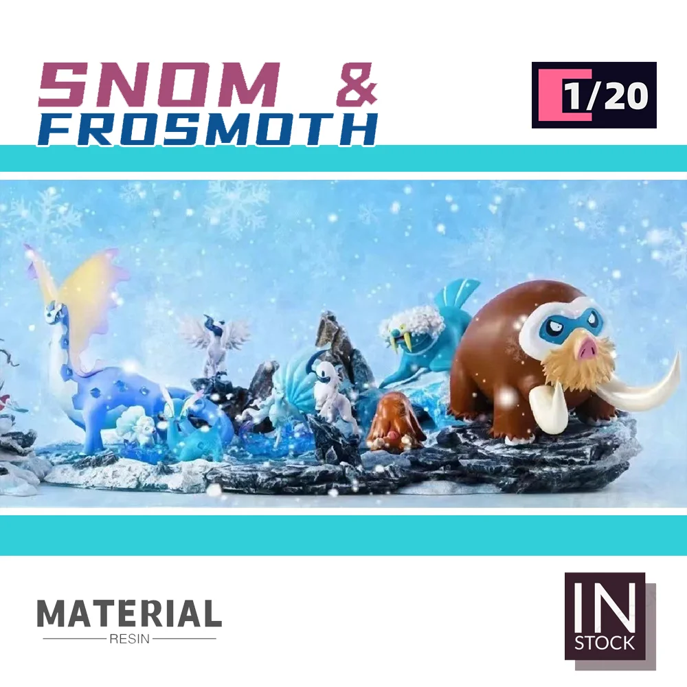 

[IN STOCK] 1/20 Scale World Figure [Pallet Town STUDIO] -- Snom & Frosmoth Collection Gift TOYS
