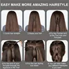 6pcs/Set Hair Brush Set Hairdressing Spray Bottle Hair Braiding Loop Rat Tail Comb Teasing Hair Brsuh Edge Control Hair Brush 5