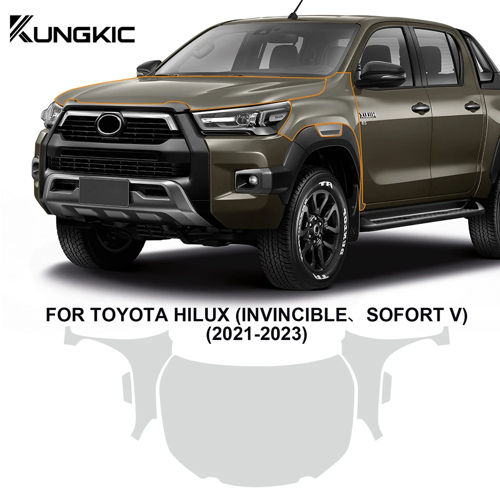Pre Cut Ppf Toyota Hilux Br Double Cab Srx Plus 2023
