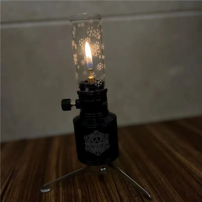 GOPEAK Camping Gas Light Metal Threaded Base Camp Ambiance Candle Light For Outdoor Camping