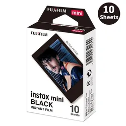 10 Sheets Fujifilm Instax Mini Film Photo Paper (10sheets Black Frame)