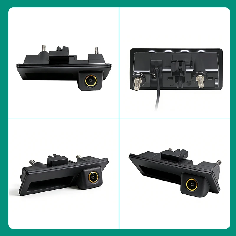 폭스바겐 골프, 파사트 B7, B6, 티구안, 제타 MK6, 아우디 A3, A4, A5, Q5, A6, B6용 AHD 1080P 차량 후방 트렁크 손잡이 카메라