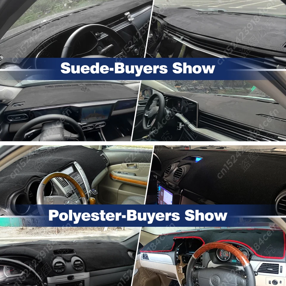 Suède leren dashboardmat dashboardhoezen dashboard