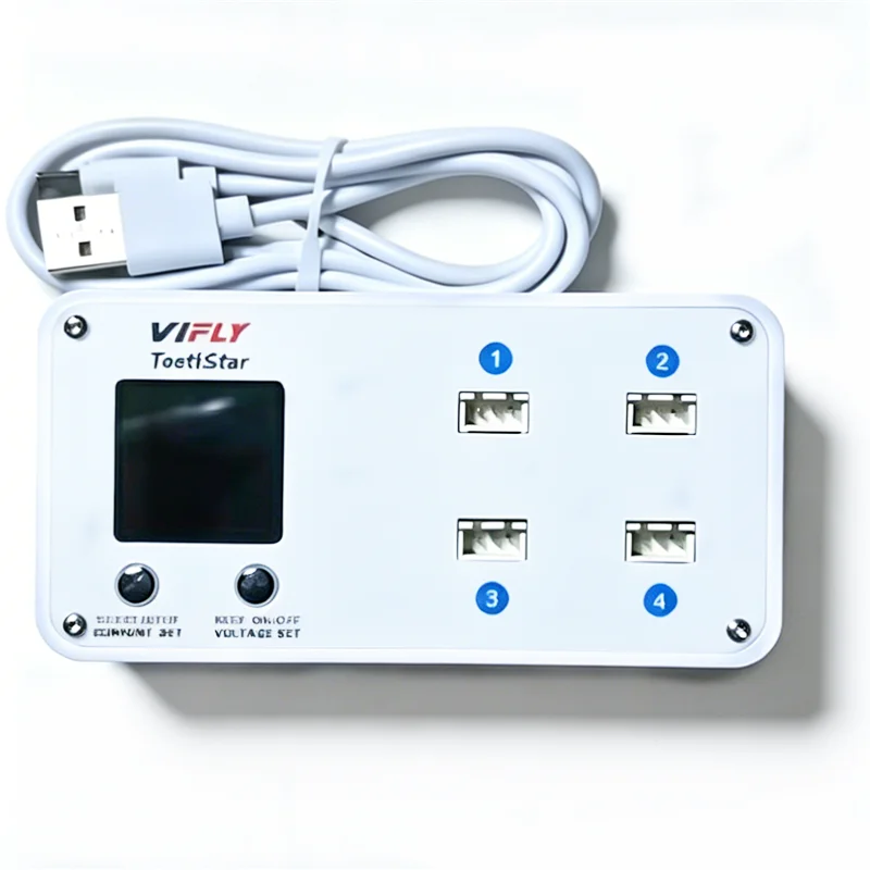 Зарядное устройство VIFLY ToothStor 2S, 4-канальное, интеллектуальное и безопасное, с BT3.0 или без него