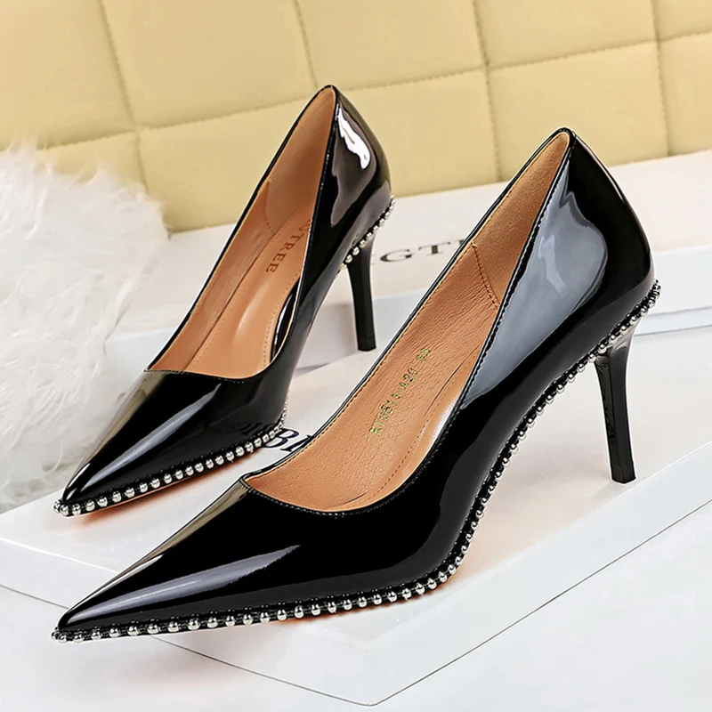 Scarpin White Women's Heel Shoes | Ladies High Heel Shoes 2022 - 2023 Brand  Women 8cm - Aliexpress