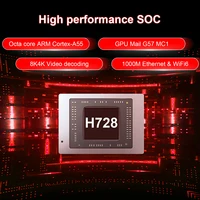 R69 Plus ТВ-приставка с голосовым управлением Ultra HD 8K Allwinner H728 Octa Core Поддержка ТВ-приставки Netflix WIFI 6 Set Top Box — изображение 2