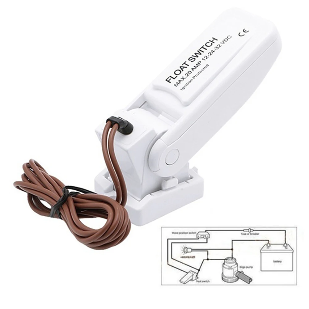 12V 1100GPH Automatic Boat Bilge Pump Float Switch Bilge Switches Flow Sensor for Electric Water Pump bilge pump marine water pump