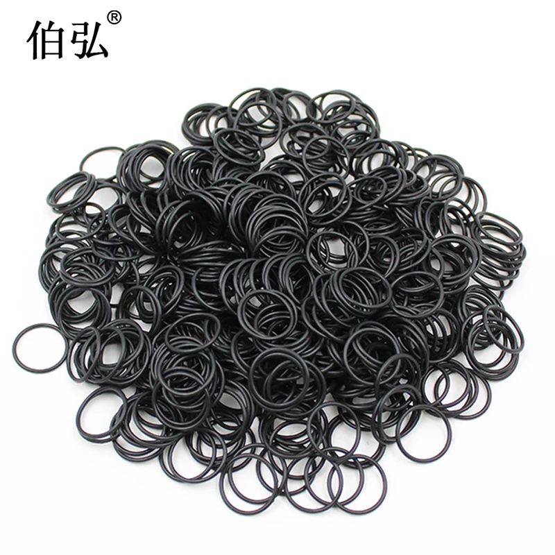 Rubber O-Ring NBR Seal Gasket Thickness CS1.5mm OD4-125 Oil Wear Resistant Automobile Petrol Waterproof