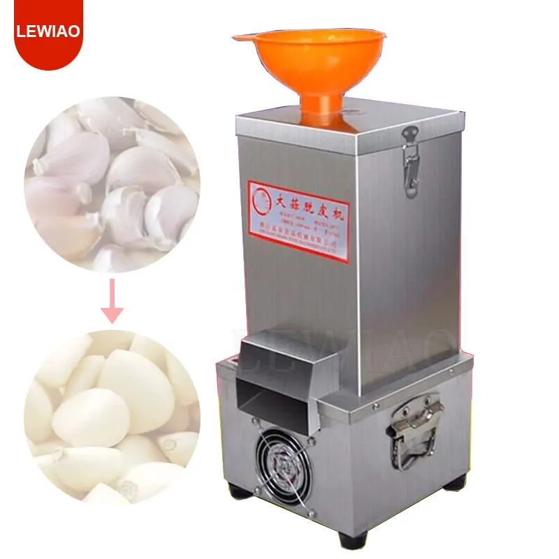 

110V/220V Electric Garlic Peeling Machine Commercial Stainless Steel Fast And Effortless Peeler Food Processing Machine