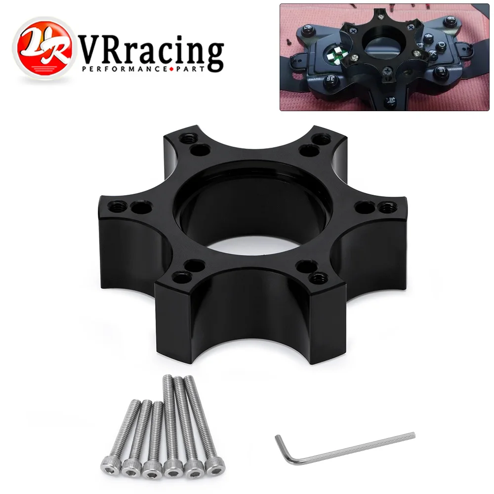 Distanziali Ruota In Lega Di Alluminio 70Mm Anello Piastra Adattatore Per Thrustmaster T300Rs Aggiornamento Volante Piastra Adattatore Volante